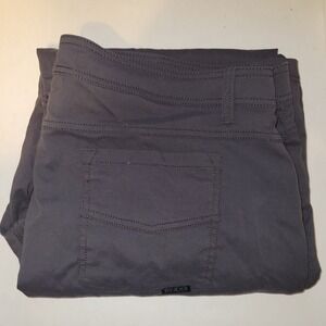 Prana Slim Fit Stretch Hiking Pants Men's Size 42x30 Gray (TAG 40x30)